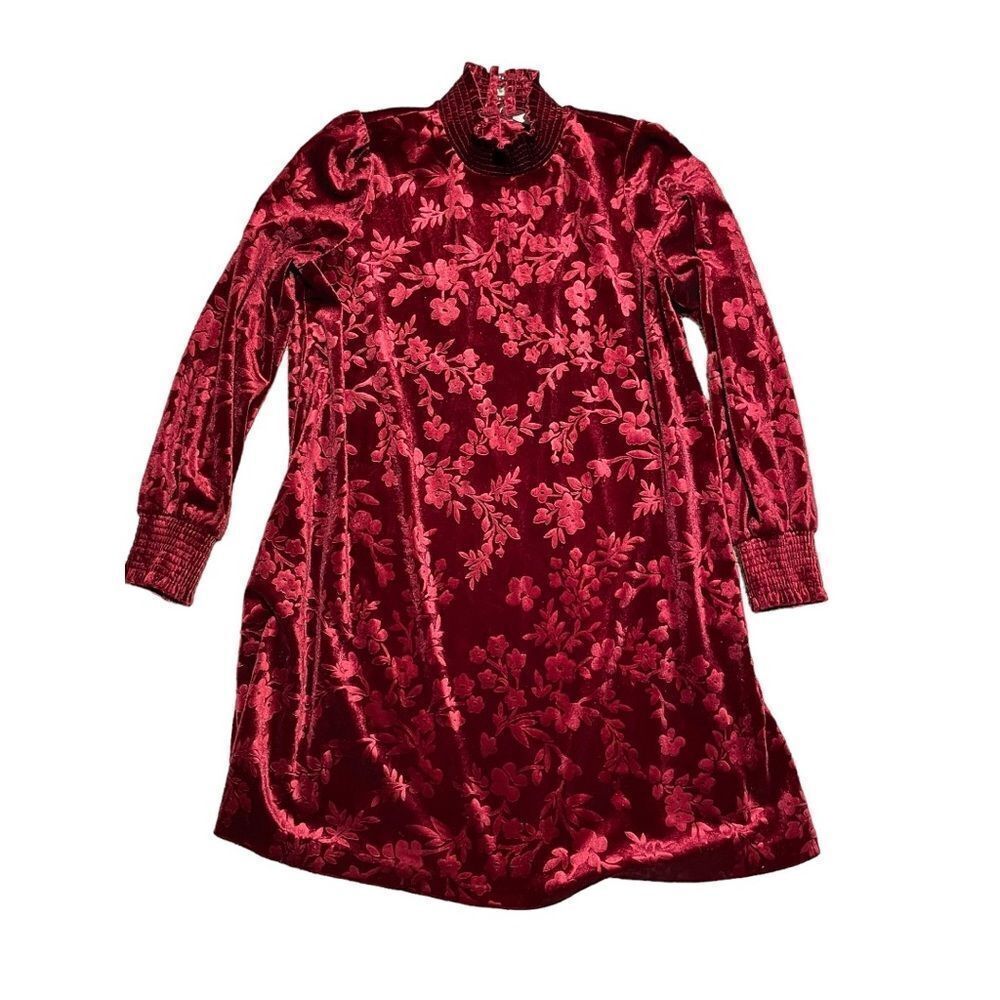 Matilda Jane Burgundy Christmas Dress Girls Size 8